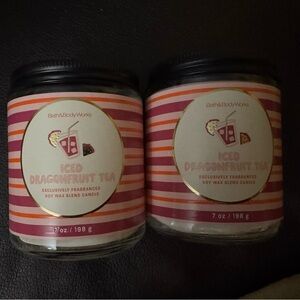 Bath & Body Works Iced Dragonfruit Tea Single Wick Candle (2)